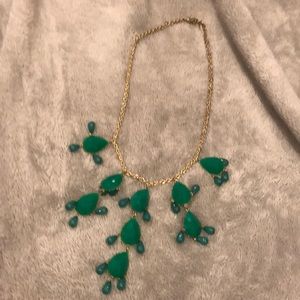 Teal necklace